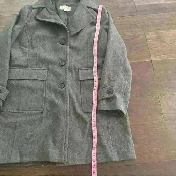Michael Kors Grey Wool Blend Coat size XL - Picture 2 of 7
